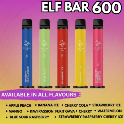 Elf Bar 600 Premium  Best  Flavours