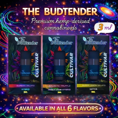 The Budtender in 3 ML  Premium  Flavours