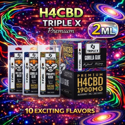 H4CBD Triple X 2ml Premium Vapes