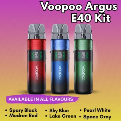 Voopoo Argus E40 Kit Best Flavours