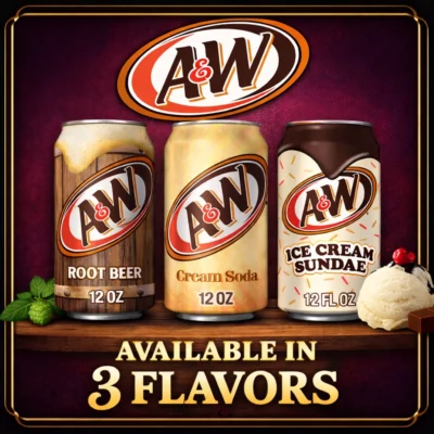 American A&W Drink 355ml – root beer