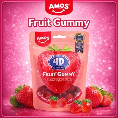 Amos 4D Strawberry Gummies