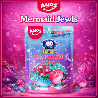 Amos 4D Mermaid Jewels Gummies