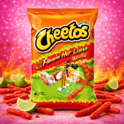 Cheetos Crunchy Flamin Hot Lemon 150g – spicy cheese snack