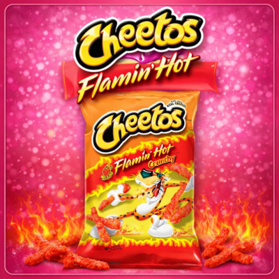 Cheetos Flamin Hot 260g – spicy cheese crisps